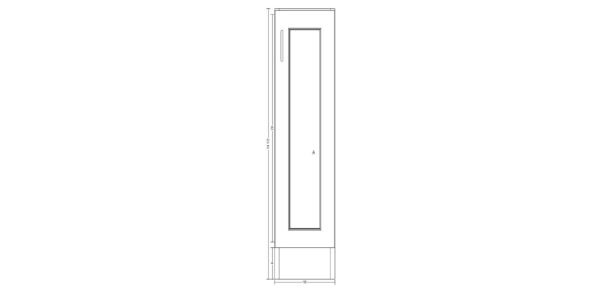 Single Door 10 Inches Cabinet - Image 3