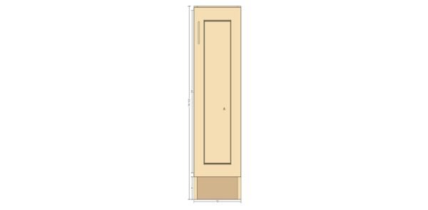 Single Door 11 Inches Cabinet - Image 6