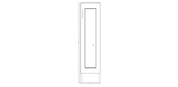 Single Door 11 Inches Cabinet
