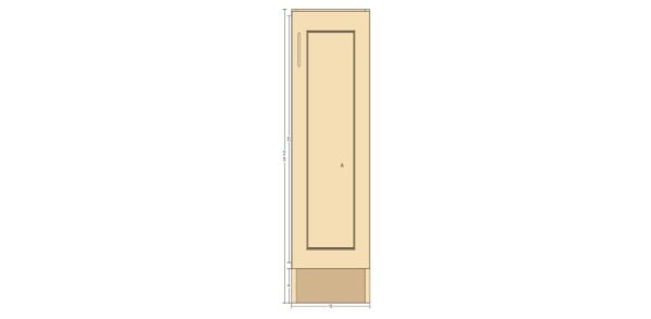 Single Door 12 Inches Cabinet - Image 5
