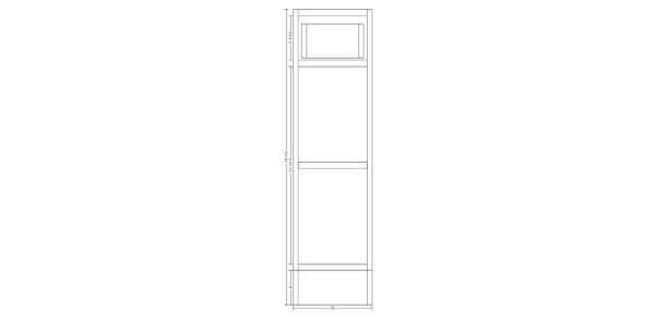 Base Cabinet with One Drawer – 12 Inches - Image 5