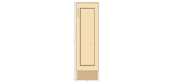 Single Door 13 Inches Cabinet - Image 2