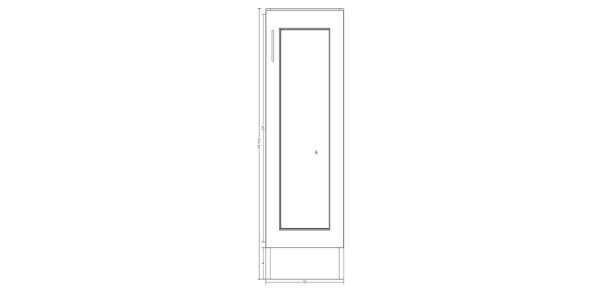 Single Door 13 Inches Cabinet