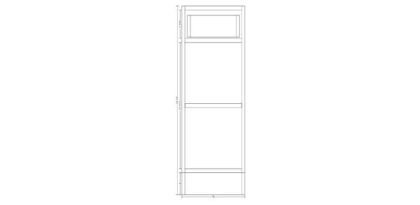 Base Cabinet with One Drawer – 15 Inches - Image 5