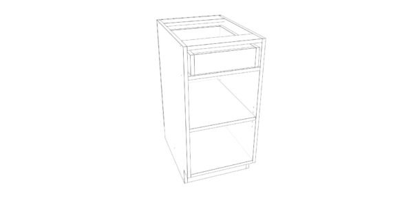Base Cabinet with One Drawer – 17 Inches