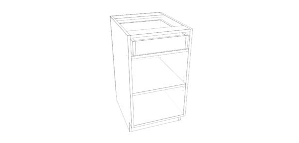 Base Cabinet with One Drawer – 19 Inches