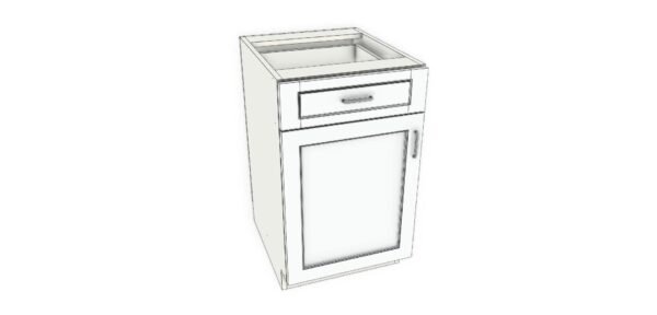 Base Cabinet with One Drawer – 20 Inches - Image 2