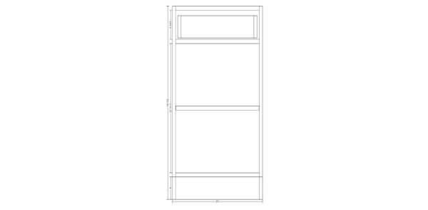 Base Cabinet with One Drawer – 21 Inches - Image 6