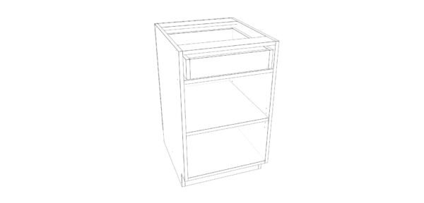 Base Cabinet with One Drawer – 21 Inches
