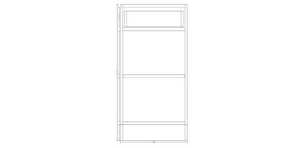 Base Cabinet with One Drawer – 22 Inches - Image 4