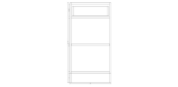 Base Cabinet with One Drawer – 23 Inches - Image 5