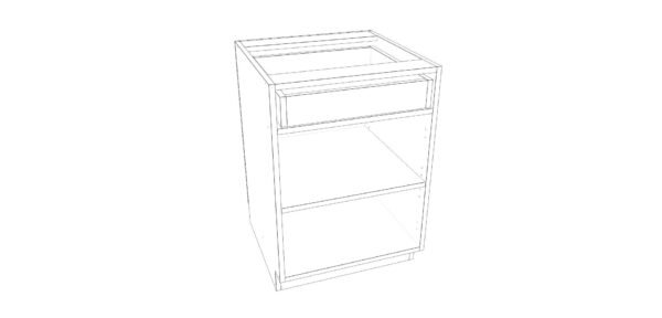 Base Cabinet with One Drawer – 24 Inches