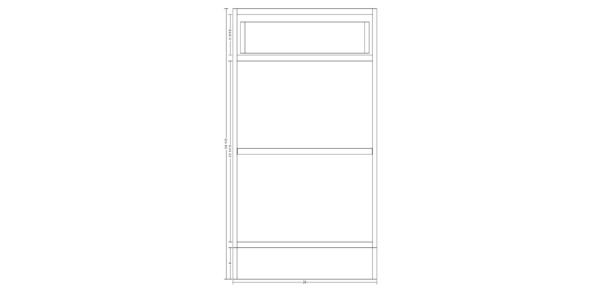 Base Cabinet with One Drawer – 24 Inches - Image 6