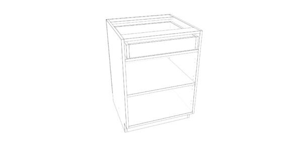 Base Cabinet with One Drawer – 25 Inches