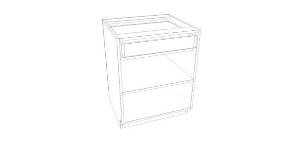 Base Cabinet with One Drawer – 27 Inches