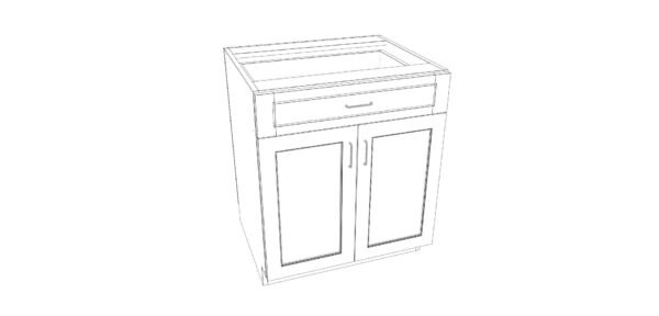 Base Cabinet with One Drawer – 29 Inches - Image 5