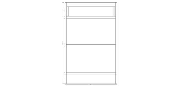 Base Cabinet with One Drawer – 29 Inches - Image 4