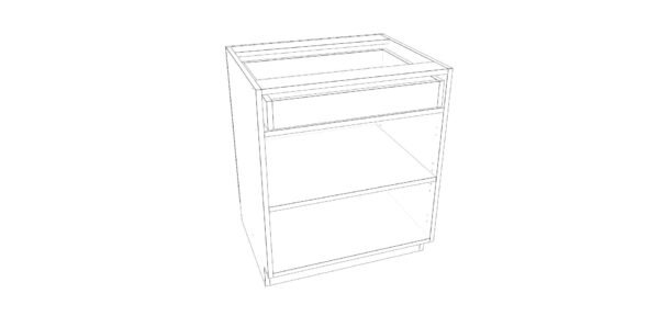 Base Cabinet with One Drawer – 29 Inches