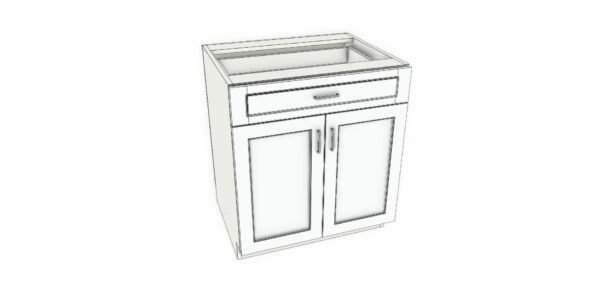 Base Cabinet with One Drawer – 30 Inches - Image 3