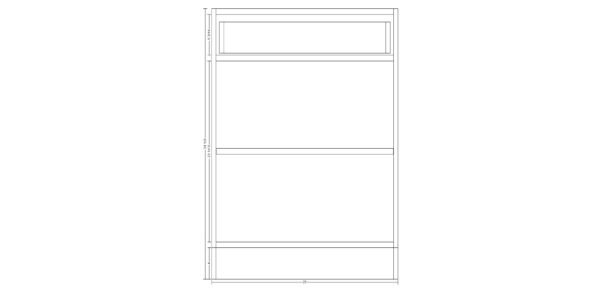 Base Cabinet with One Drawer – 31 Inches - Image 3
