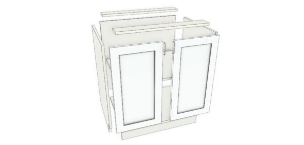 Base Cabinet with Double Doors – 32 Inches - Image 4