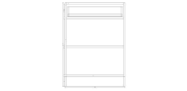 Base Cabinet with One Drawer – 32 Inches - Image 6