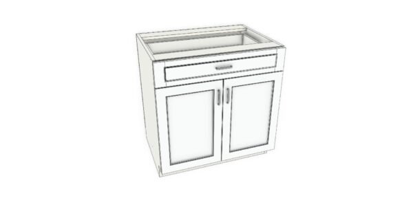 Base Cabinet with One Drawer – 33 Inches - Image 2