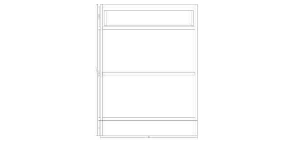 Base Cabinet with One Drawer – 33 Inches - Image 4