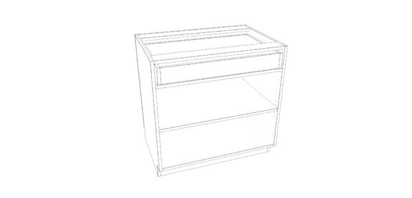 Base Cabinet with One Drawer – 35 Inches