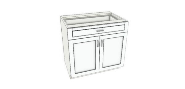 Base Cabinet with One Drawer – 35 Inches - Image 4