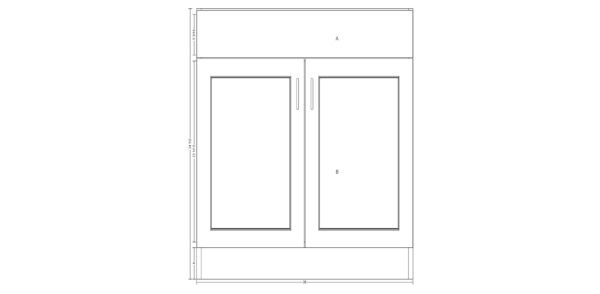 Sink Cabinet - 36 Inches - Image 5