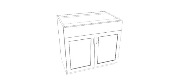 Sink Cabinet - 36 Inches - Image 12