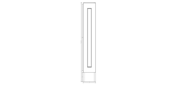 Single Door 7 Inches Cabinet