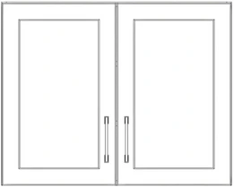 24" High Wall Cabinets - Thermofoil Doors